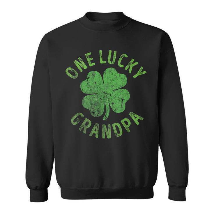 One Lucky Grandpa Matching  St Patricks Day  Sweatshirt