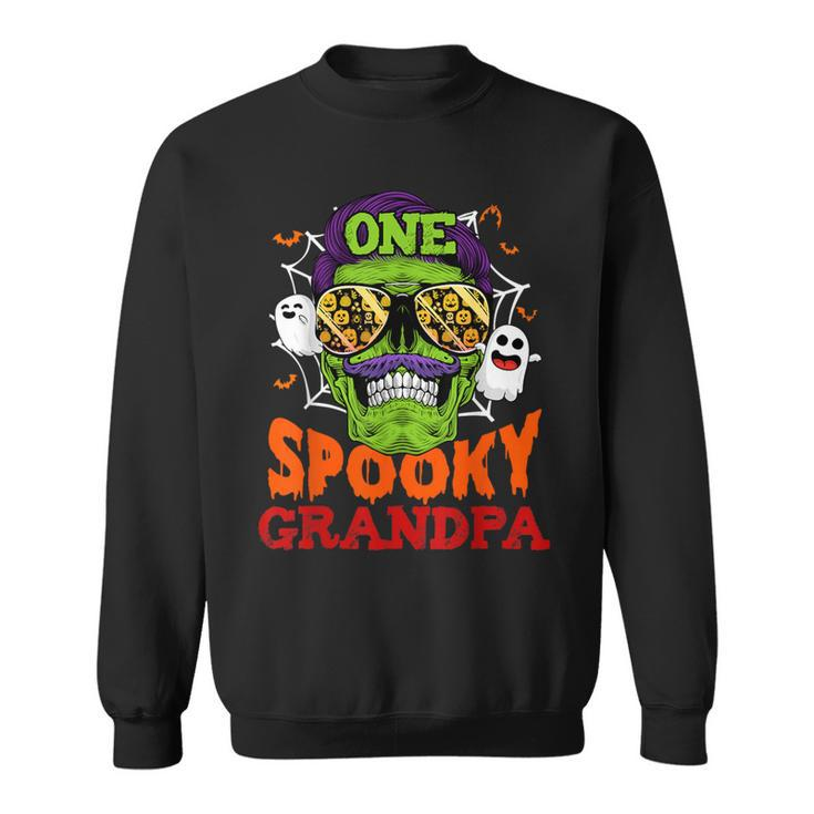 One Spooky Grandpa Halloween Costume Family Sweatshirt