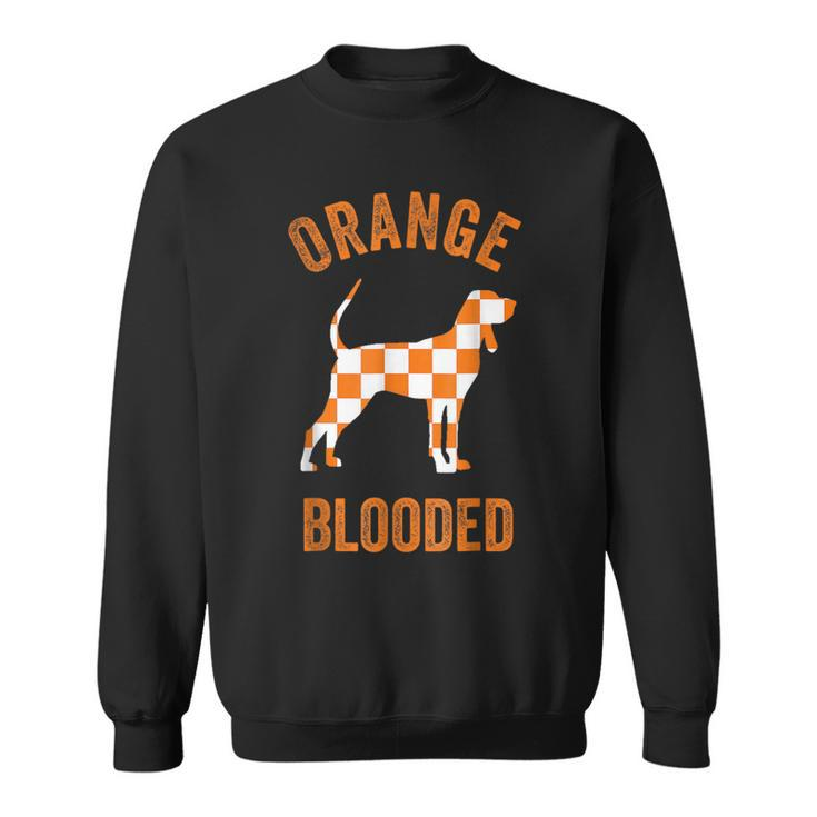 Orange Blooded Tennessee Hound Native Home Tn Rocky Top Sweatshirt