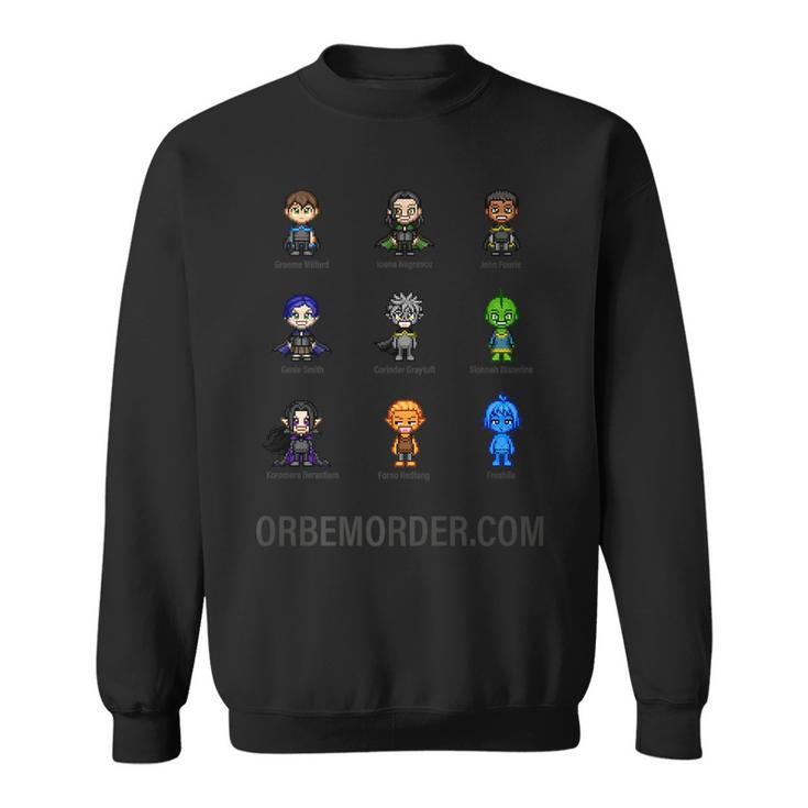 Orbem 8-Bit Characters   Sweatshirt