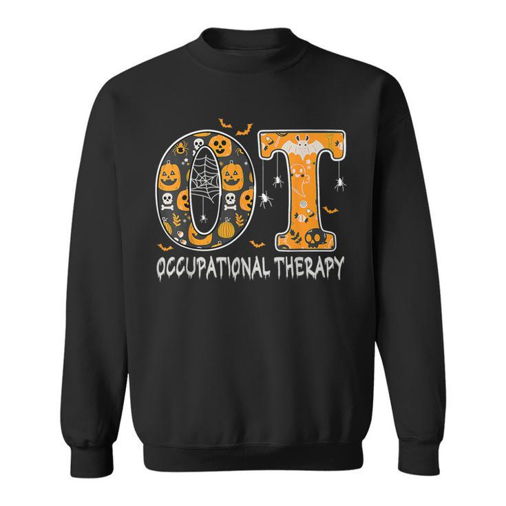 Ot Occupational Therapy Therapist Halloween Ota Spooky Sweatshirt