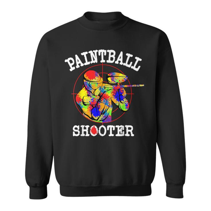 Paintball Paintballers Tactical Sports Master Shoot-Out Game Sweatshirt