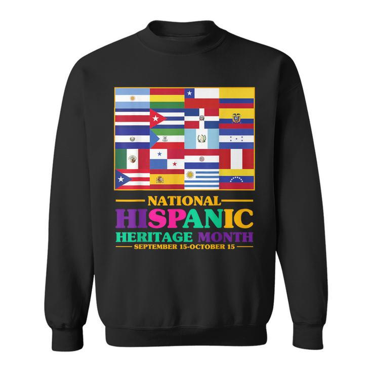 Hispanic Heritage Month Mes De La Herencia Hispana Sweatshirt