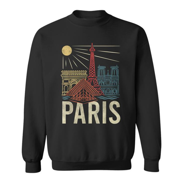 Paris France Paris Vacation Eiffel Tower Paris Souvenir Sweatshirt