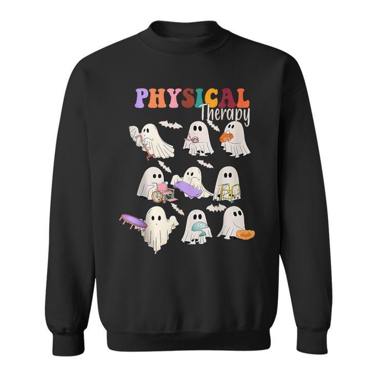 Physical Therapist Halloween Cute Ghost Physical Therapy Pt Sweatshirt