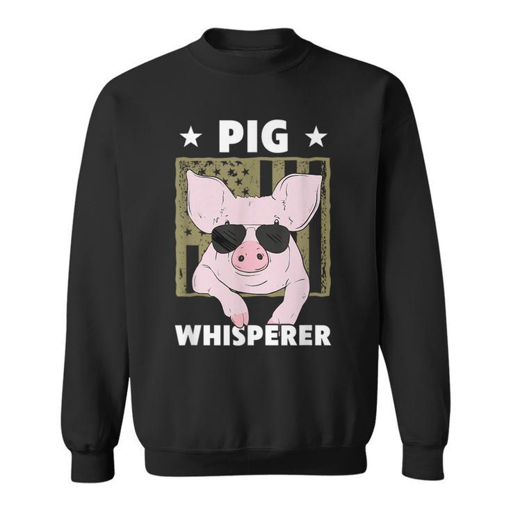 Pig Whisperer Pig Design For Men Hog Farmer  Sweatshirt