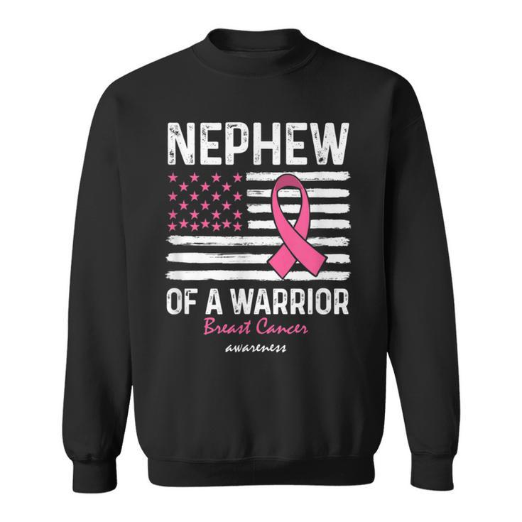 Pink Breast Cancer Nephew Of A Warrior Survivor Support  Sweatshirt