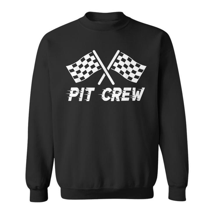 Pit Crew Costume For Race Car Parties Sweatshirt