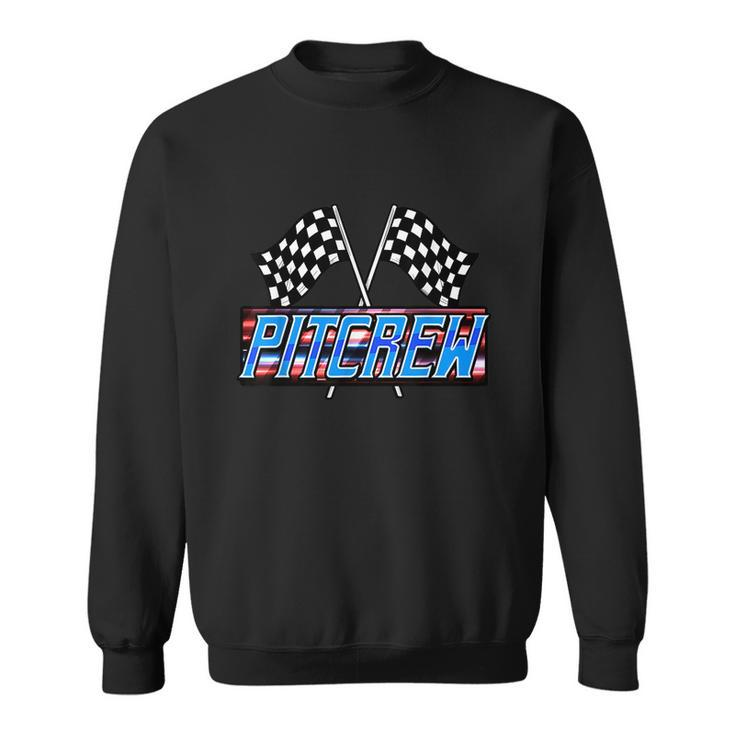 Pit Crew Race Car Party Themed Birthday Party Event Sweatshirt