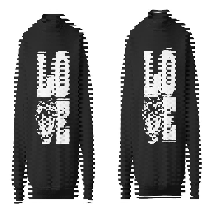 Podiatric Surgeon Love Foot Feet Podiatrist Podiatry Sweatshirt