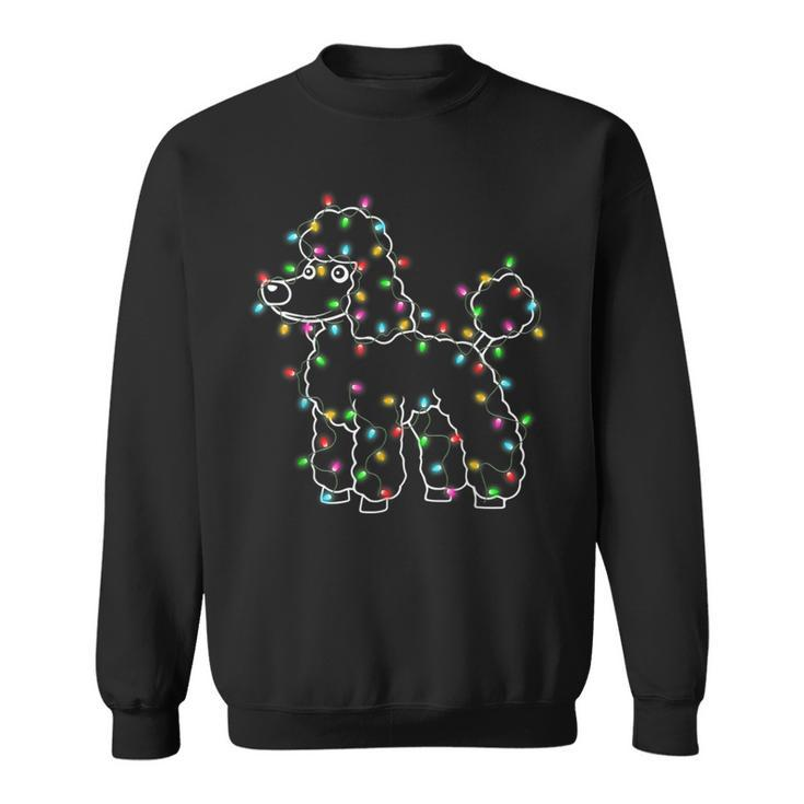 Poodle Dogs Tree Christmas Sweater Xmas Pet Animal Dog Sweatshirt