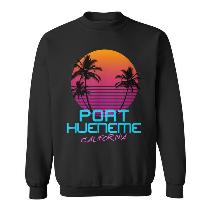 Port Hueneme California Retro 80S Sweatshirt