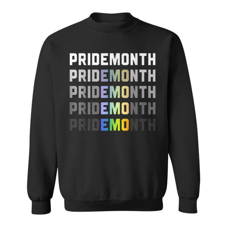 Pride Month Emo Demon Lgbt Gay Pride Month Transgender  Sweatshirt