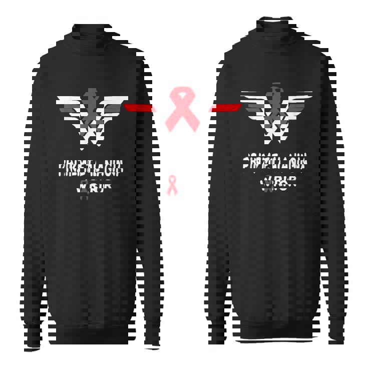 【ohga】BACK RIBBON T-shirt Prinzmetal Angina Awareness Warrior Support Red Ribbon Back