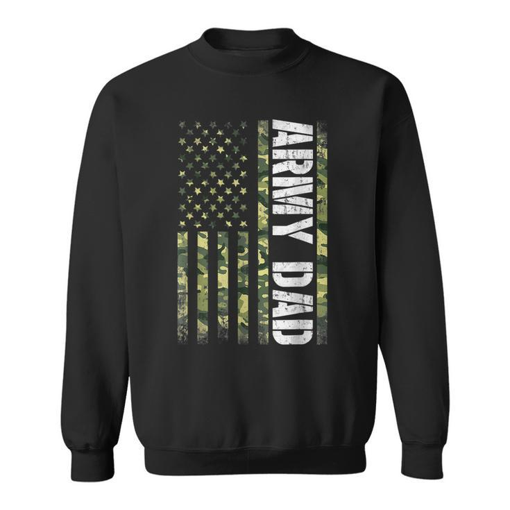 Proud Army Dad United States Usa Flag Gift For Fathers Day  Sweatshirt