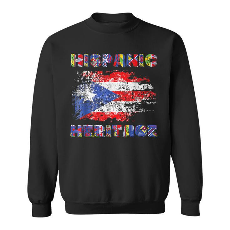 Puerto Rico Hispanic Heritage Month  Idea Sweatshirt