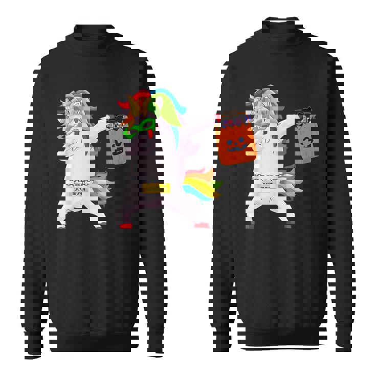 Quarantine Dabbing Unicorn Funny Dab Dance Halloween Gifts Unicorn Funny Gifts Sweatshirt