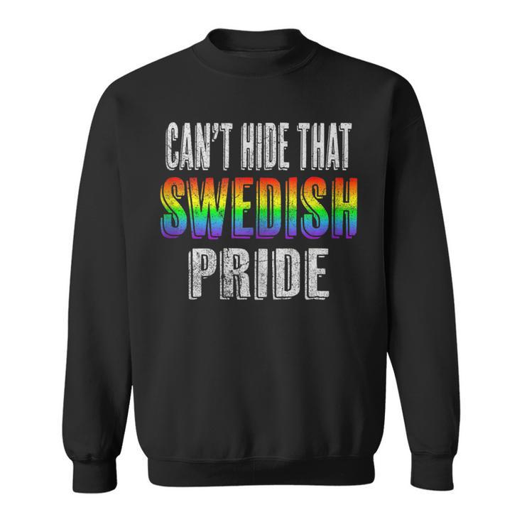 Retro 70S 80S Style Cant Hide That Swedish Pride  Sweatshirt
