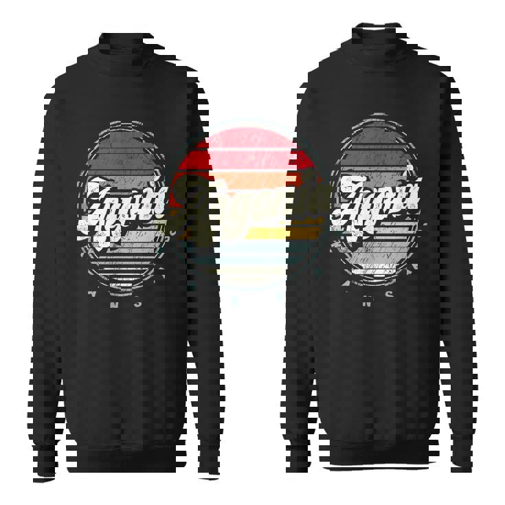 Retro Argonia Home State Cool 70S Style Sunset Sweatshirt