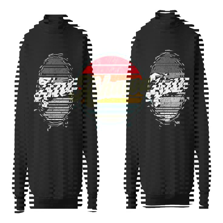 Retro Ashawa Home State Cool 70S Style Sunset Sweatshirt
