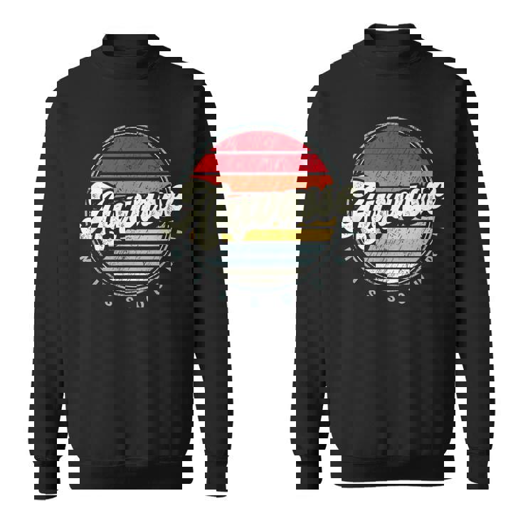 Retro Auxvasse Home State Cool 70S Style Sunset Sweatshirt