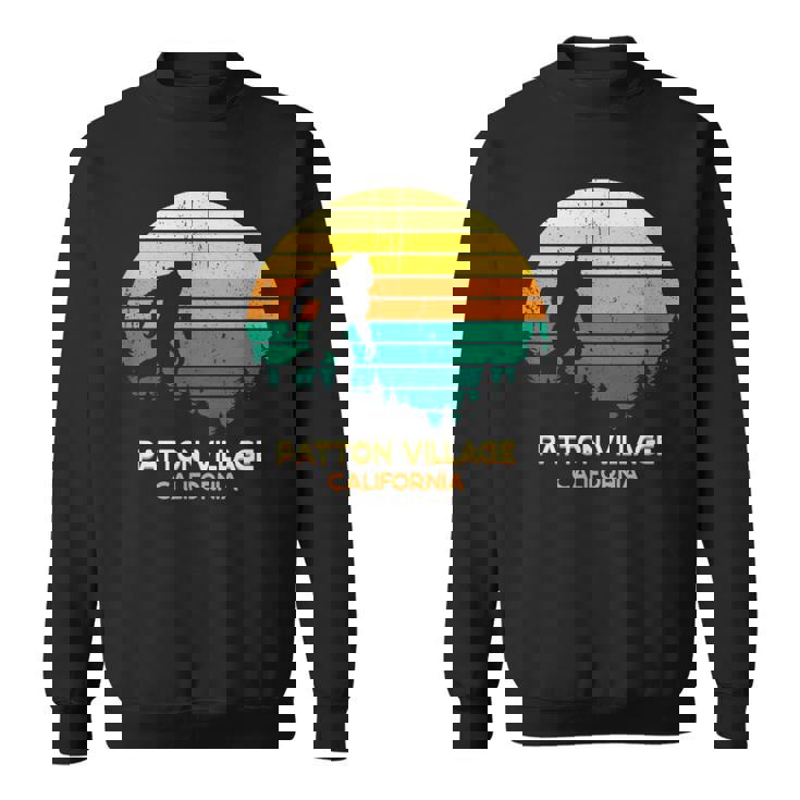Retro Bayou Patton Village California Bigfoot Souvenir Sweatshirt