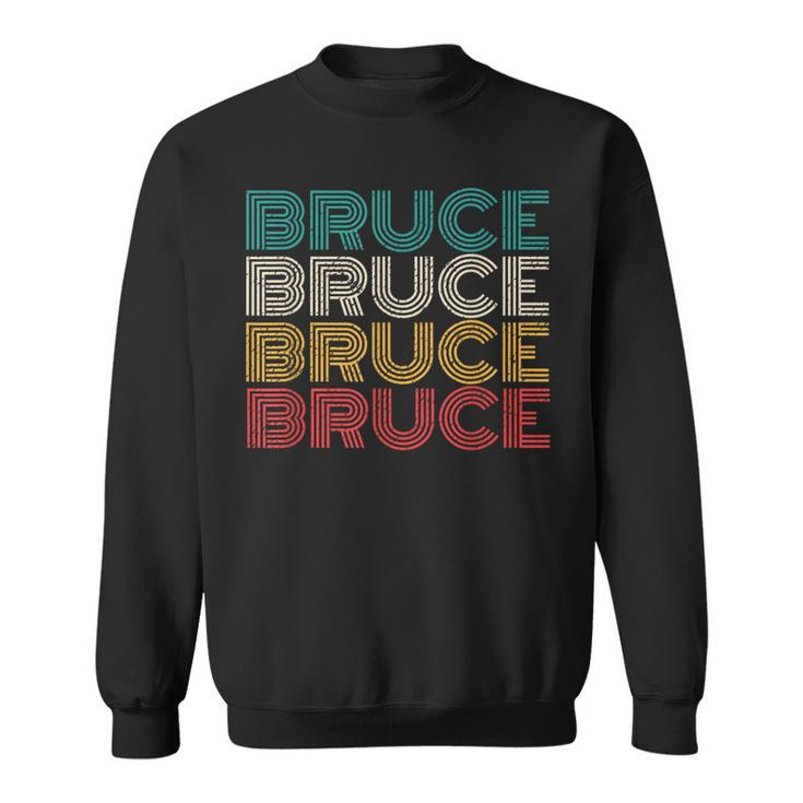 Retro Bruce Vintage Distressed Style Sweatshirt