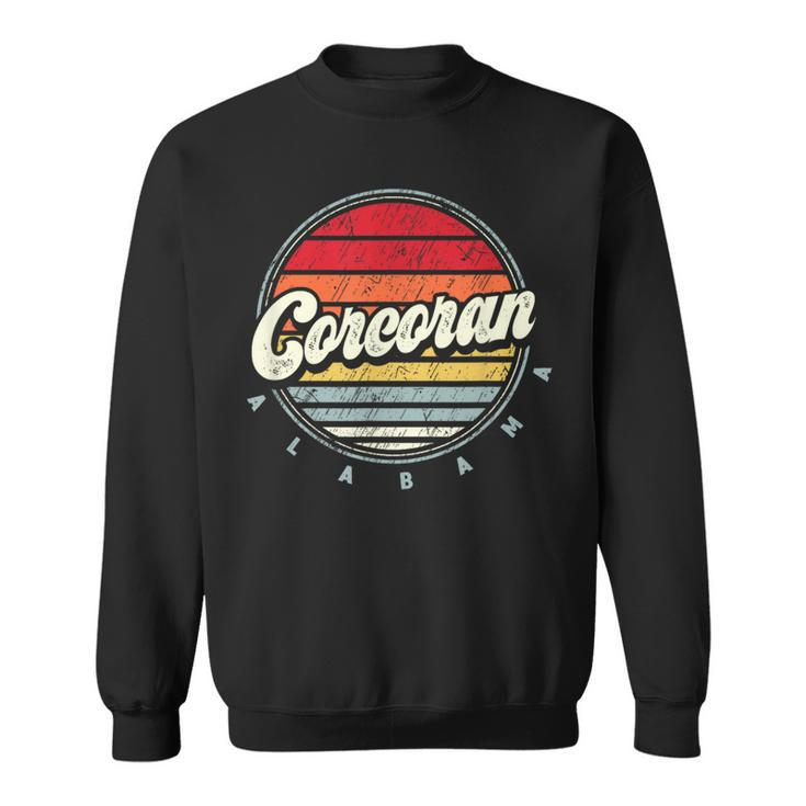 Retro Corcoran Home State Cool 70S Style Sunset Sweatshirt