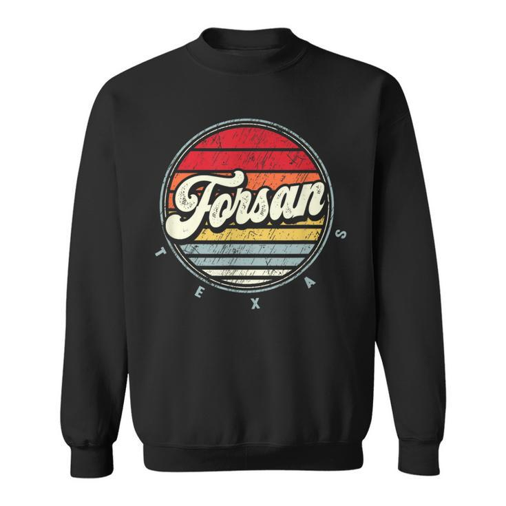 Retro Forsan Home State Cool 70S Style Sunset Sweatshirt