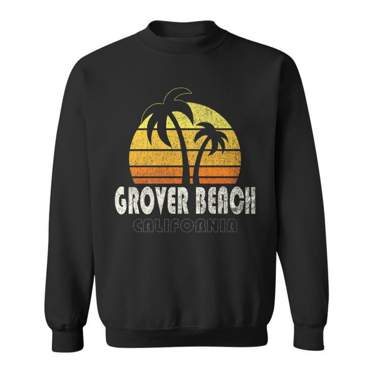 Retro Grover Beach Ca Beach Vacation Sweatshirt
