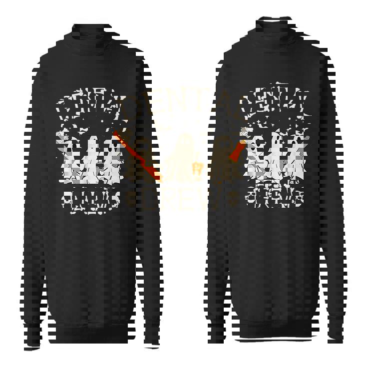 Retro Halloween Dental Crew Boo Th Dentist Hygiene Sweatshirt