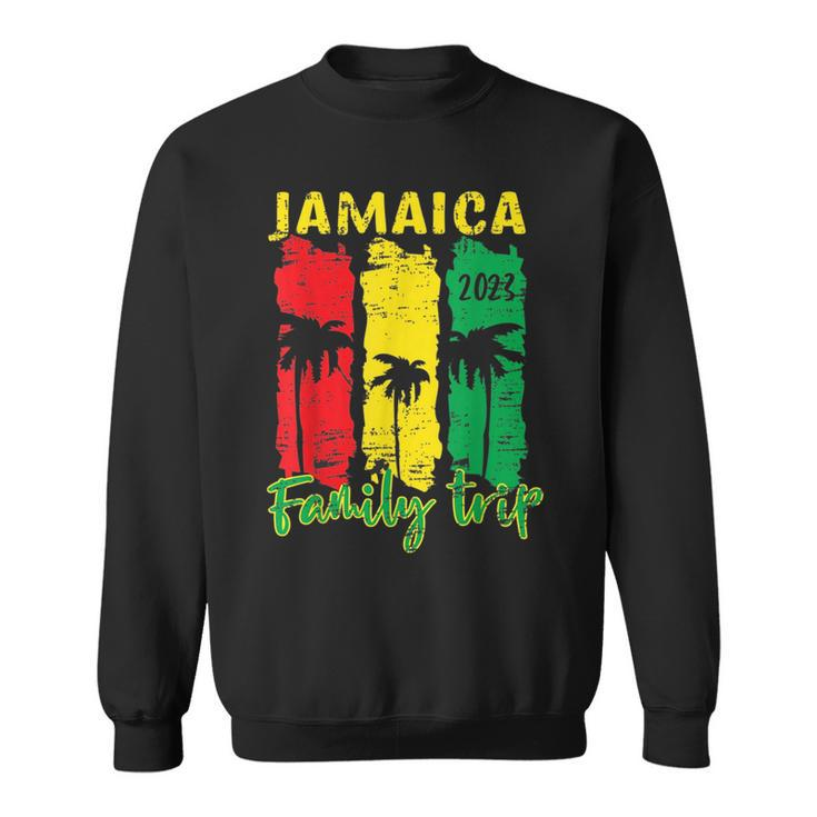 Retro Jamaica Family Vacation 2023 Jamaican Holiday Trip  Sweatshirt