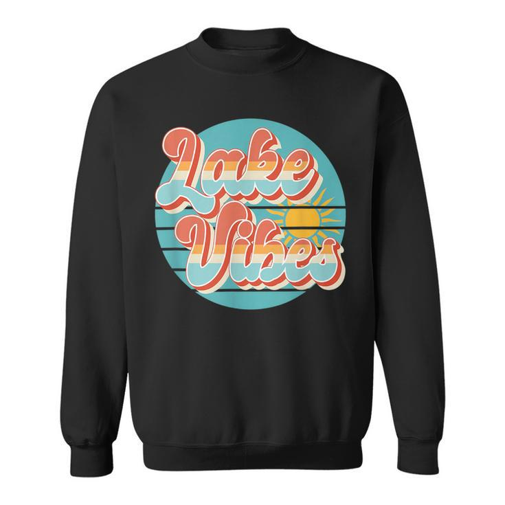 Retro Lake Vibes Summer Sweatshirt