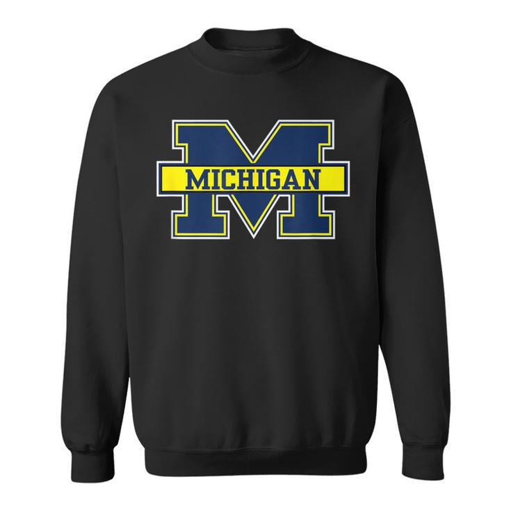 Retro Michigan Mi Vintage Classic Michigan Sweatshirt