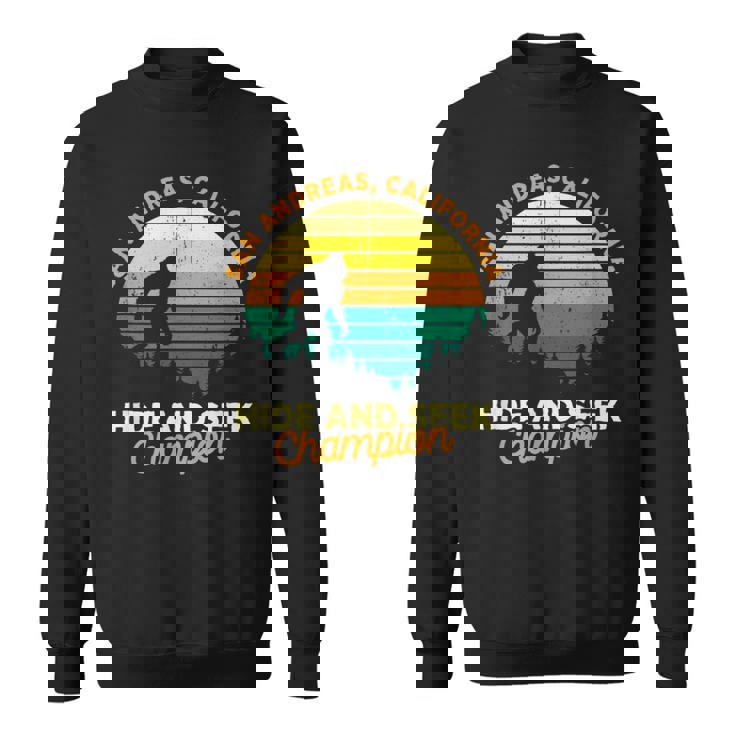 Retro San Andreas California Big Foot Souvenir Sweatshirt
