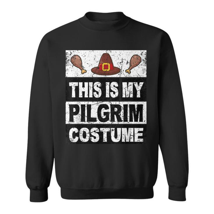 Retro Thanksgiving Pilgrim Costume Turkey Day Boys Sweatshirt