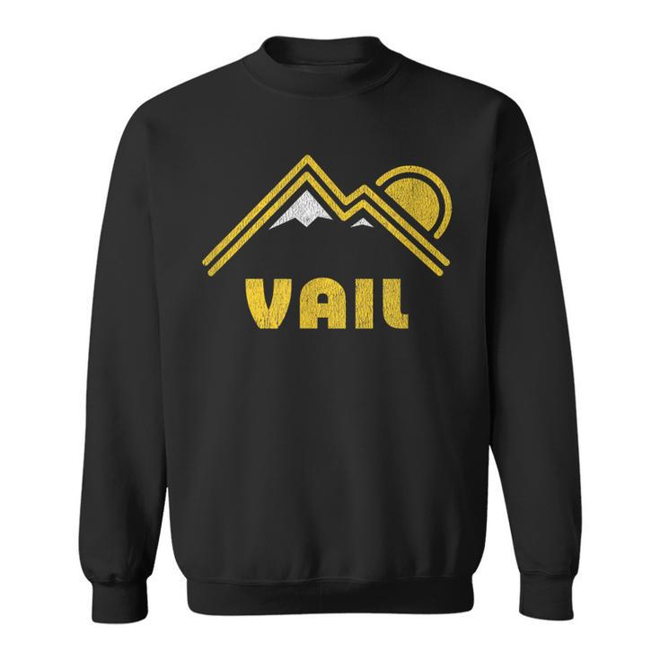 Retro Vail Colorado CoVintage Mountains Sweatshirt