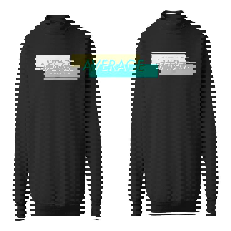 Retro Vaporwave Cloud Rap With 'Average' Breastprint Sweatshirt