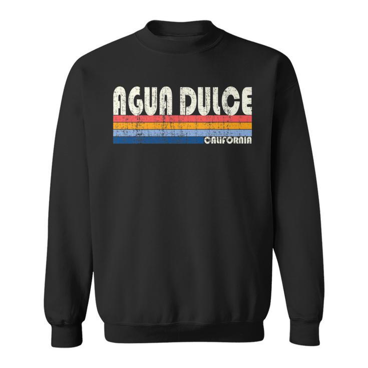 Retro Vintage 70S 80S Style Agua Dulce Ca Sweatshirt