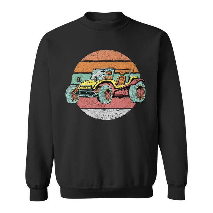 Retro Vintage Dune Buggy Off Road Course Sweatshirt