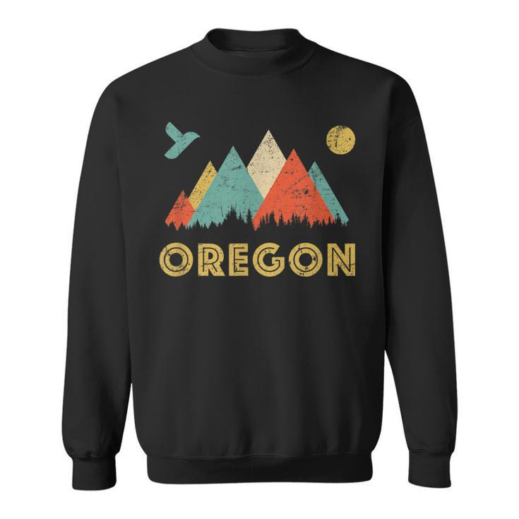 Retro Vintage Oregon Throwback  And Gift  Oregon Funny Gifts Sweatshirt