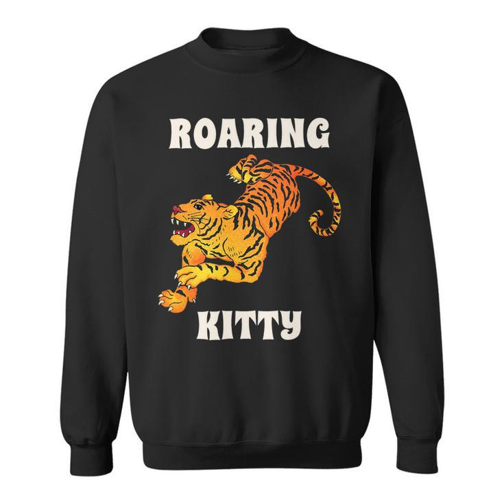 Roaring Kitty Dfv I Like The Stock To The Moon Sweatshirt