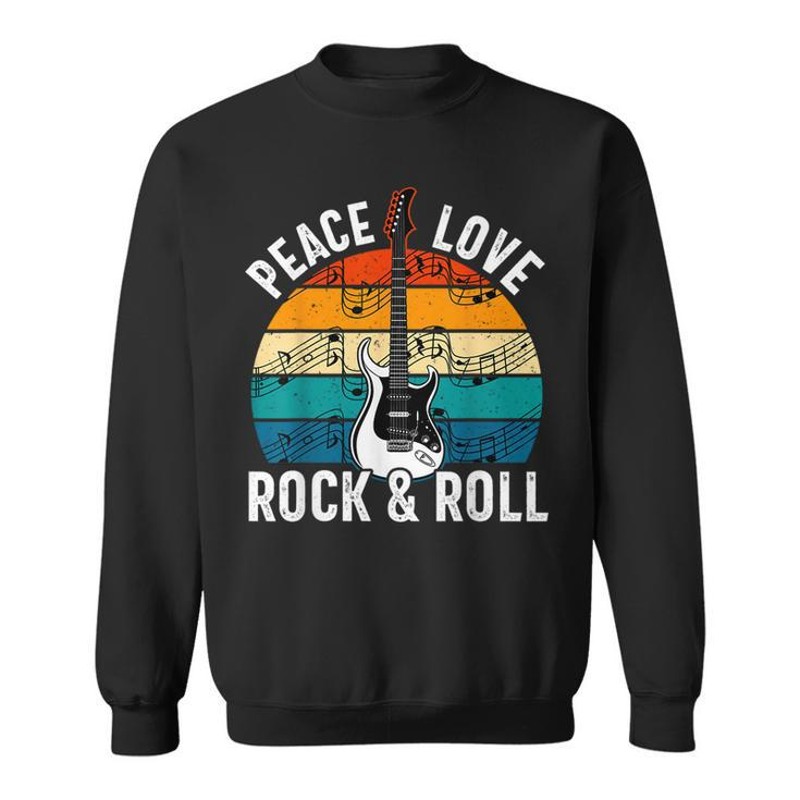 Rock & Roll Rock Music Rock Lover Guitar Player Rock Sweatshirt