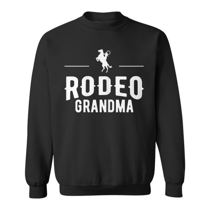 Rodeo Grandma Cowgirl Wild West Horsewoman Ranch Lasso Boots Gift For Womens Sweatshirt