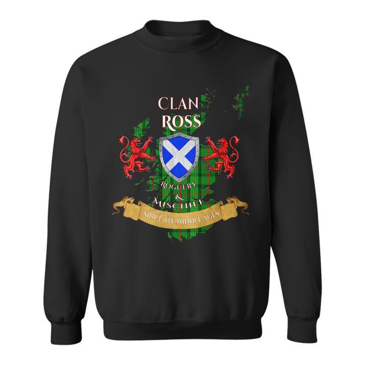 Ross Scottish Family Clan Middle Ages Mischief   Sweatshirt