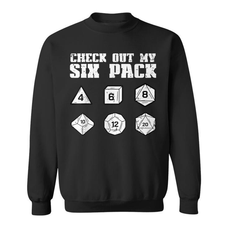 Rpg Check Out My 6 Pack Gamer Men Boys Sweatshirt