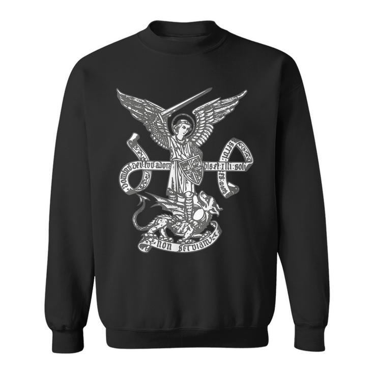 Saint Michael The Archangel Catholic Angels Sweatshirt
