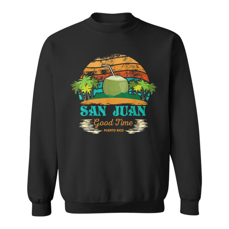 San Juan Puerto Rico Souvenir Vintage T Sweatshirt