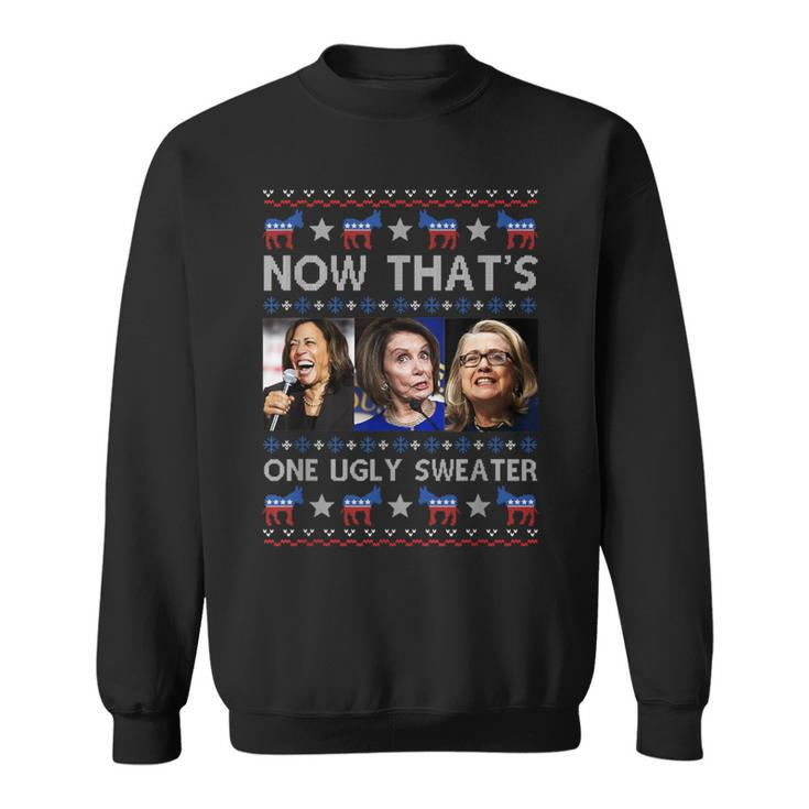 Santa Joe Biden Now That’S One Christmas Ugly Sweater Sweatshirt
