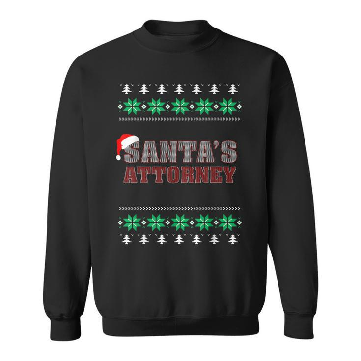 Santa's Attorney Ugly Christmas Sweater Sweatshirt
